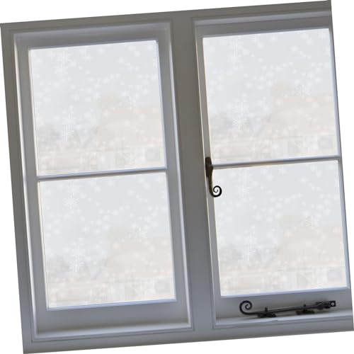 Película decorativa para ventana blanca removible miniatura 4