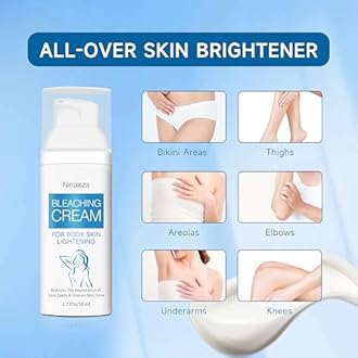 Intimate Bleaching Cream for Women, Skin Whitening Cream, Skin Lightening for Private Parts, Underarms, Knees, Armpits, Elbows, Inner Thighs.