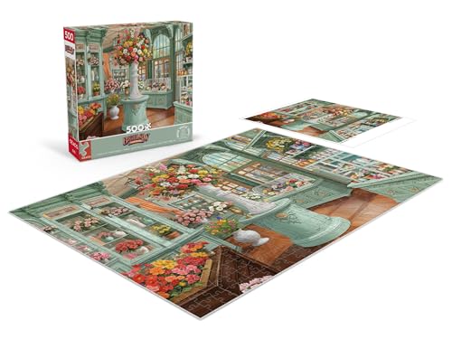 Ceaco - Store Interior - Rompecabezas de 500 piezas para adultos | Arte de Chris Bigelow, Hecho en USA, Incluye póster, Ideal para regalar y enmarcar miniatura 4