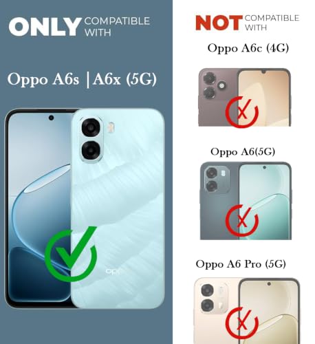 Image of Jkobi Shockproof Crystal-Clear Back Cover for Oppo A6X | Oppo A6S (Anti Yellow Case | Drop & Camera Protection | Hard Polycarbonate)