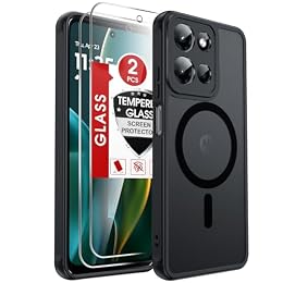 LeYi for Motorola Moto G-2026 Phone Case Slim Funda [MagSafe Fit], Black