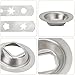 Cookie Maker Pastry Attachment – Stainless Steel Biscuit Molds with 4 & 5 Pattern Designs, 53.5mm Ring, Compatible with Bosch Kitchen Machines, Dough Cutter for Churros & Cookies Kitchen Accessories