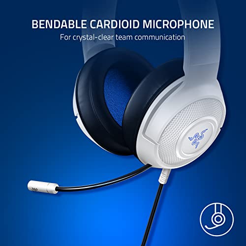 Razer Kraken X for Console - Gaming Headset (Ultra leichte Gaming Headphones für PC, Mac, Xbox One, PS4 und Switch, Kopfband-Polsterung, 7.1 Surround Sound) Schwarz-Blau - Image 6
