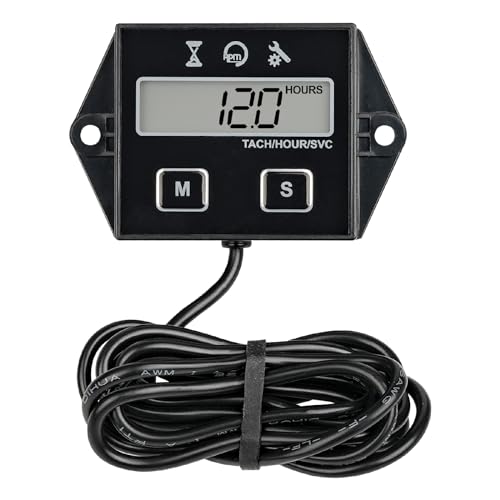 NInE-ROnG Tachymètre numérique 25000 RPM rafraîchissement 0.5 s