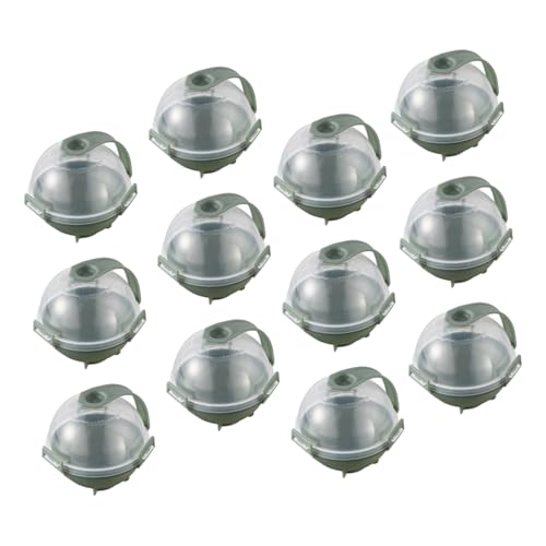 Molde de 12 esferas de hielo redondas para whisky miniatura 1