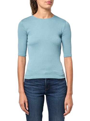 Pull Vince col rond femme aux finitions manches côtelées luxe