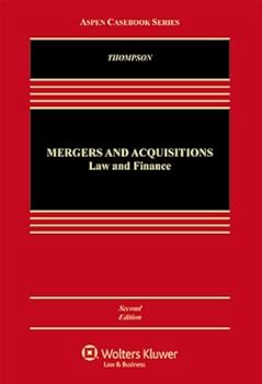 Hardcover Mergers and Acquisitions: Law and Finance Book