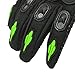 GLOGLOW Outdoor Cycling Bike Gloves Motorcycle Gloves with Sweat Hole Full Finger for Traveling (L)