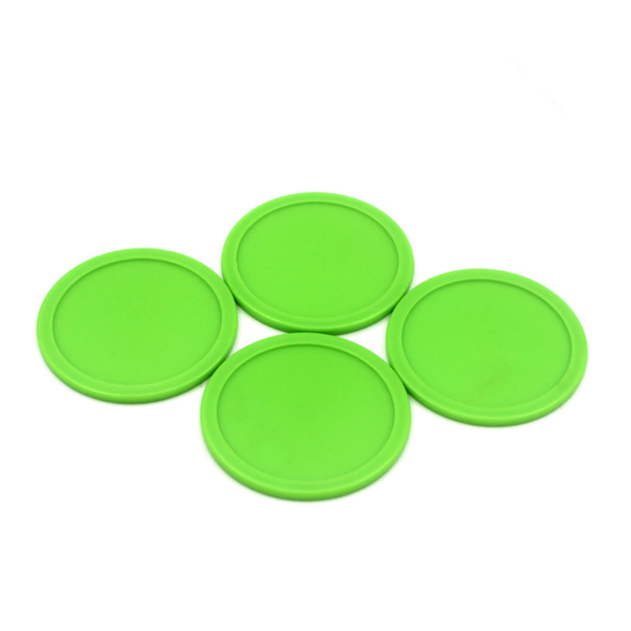 GANAZONO 20pcs Air Hockey Pucks Ergonomic Mini Ice Hockey for Outdoor Fun Enhanced Green Accessories for Game Rooms and Competitive