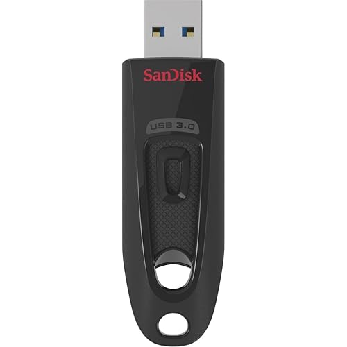 SanDisk 128GB Ultra USB 3.0 Flash Drive - SDCZ48-128G-U46, Red - Old Generation - 128GB