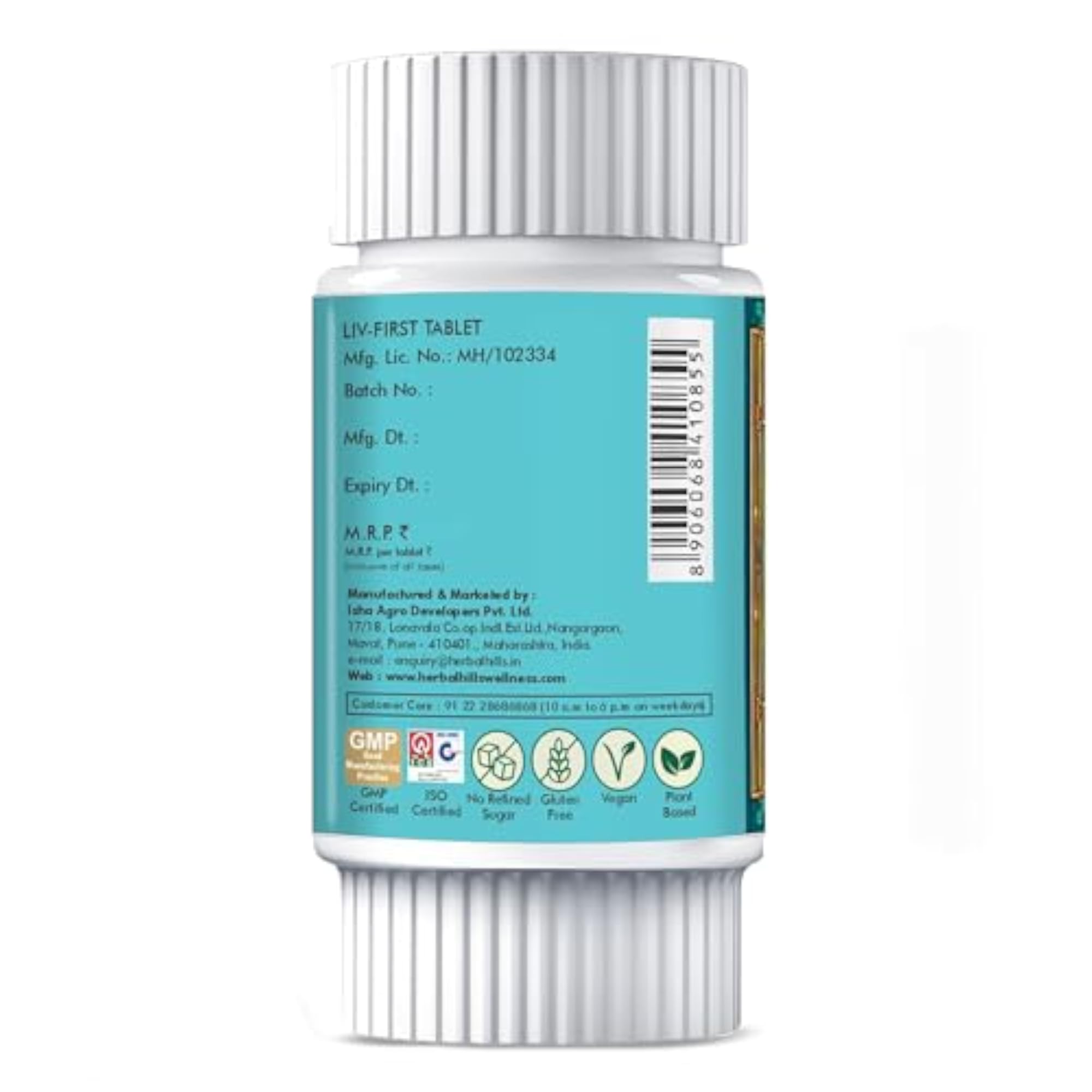 Herbal Hills LIV First, 60 Count Pack