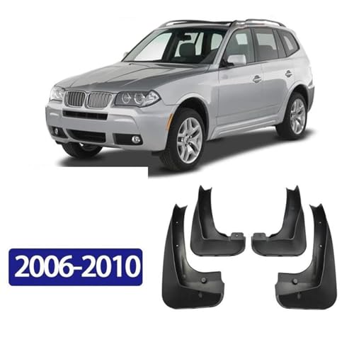 Garde-Boue pour BMW X3 E83 2006-2010 Protection Avant Arrière 4 Pièces