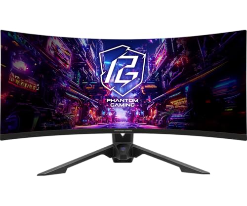 Monitor ASROCK PG34QRT2B,34',VA WQHD (3440X1440),180HZ,4000:1,1MS,2HDMI+2DP+5USB3.2,WiFi,Altavoces,Curvo