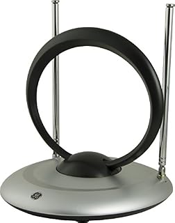 GE 20430 TV VHF/UHF/FM Stereo Reception Antenna,Black/Gray