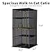Rockever 4 Tiers Catio Outdoor Cat Enclosure, 72.4
