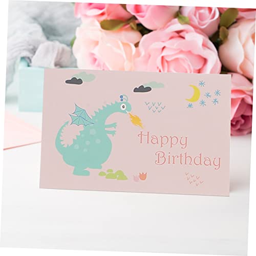 SEWACC 6 Conjuntos De Cartões De Aniversário Desenhos Animados Notas Em Massa Feliz Aniversário Cart