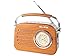 Blow RA3 Mobiles AM/FM/Retro-Radio | Blow RA3 | Bluetooth-Streaming USB/microSD | Netz-/Batteriebetrieb | Tragbares Retro-Design | Teleskopantenne 60 cm | Lautsprecher 2,5 Zoll