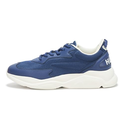 Image of Hugo Men's Running Style Sneakers with Thick Rubber Sole