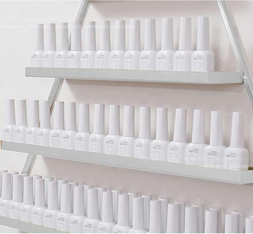 Vitrina triangular de gran capacidad para esmaltes y aceites esenciales de pared 7