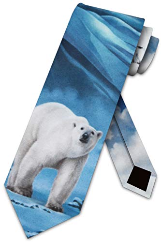 Polar Bear Ties Mens Necktie Tie by Three Rooker