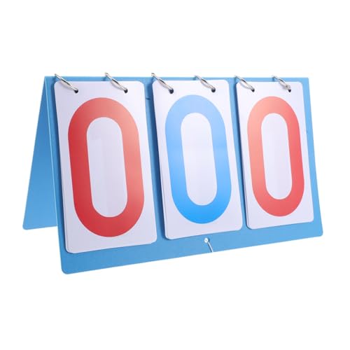 balacoo Portable Tabletop Scoreboard Flipper Score Keeper for Soccer Basketball Table Tennis Space Saving Design for Easy Hanging Multi Sport Use