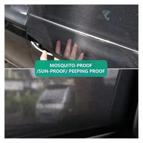 Pare-soleil anti-UV de voiture respirant bloquant la chaleur sur vitre arrière