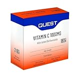 Quest - 3X 180 High Strength Vitamin C 1000mg with Bioflavonoids. Time Release Vitamin C Supplements for Immune Support, Collagen Production and Iron Absorption. Vegan & Gluten-Free