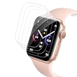 Carantee Lot de 4 films de protection d'écran en verre blindé pour Apple Watch Series 10 42 mm, souple et résistant aux chocs, protection complète en TPU 3D, transparent, haute sensibilité Carantee Lot de 4 films de protection d'écran en verre blindé pour Apple Watch Series 10 42 mm, souple et résistant aux chocs, protection complète en TPU 3D, transparent, haute sensibilité