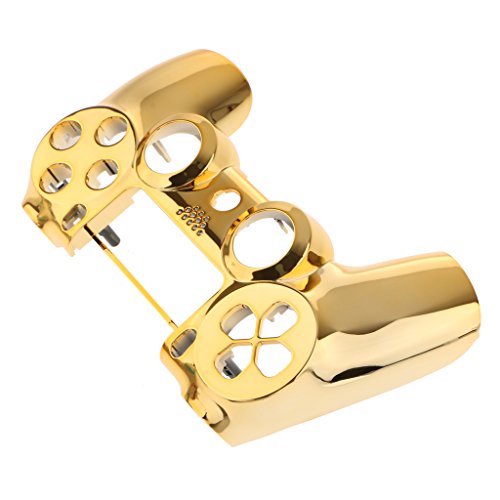 Preisvergleich Produktbild perfk Ersatz Gehäusedeckel Schutzhülle Abdeckung Controller-Hülle Für PS4 Controller - Gold