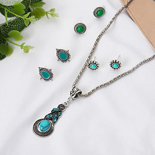 Image of NEWITIN 49 Pieces Gold Jewelry Set for Women Fashion Costume Jewelry Gold Plated Necklace Bracelet Ring Earrings Set for Women