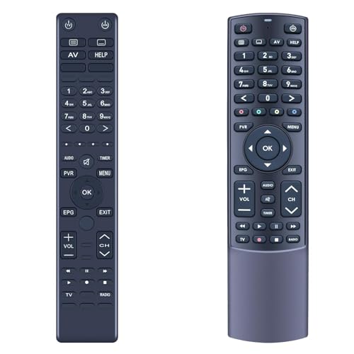 MOVHEIYL Ersatz Fernbedienung für VU+ Duo, VU+ Duo², VU+ Solo, VU+ Solo², VU+ Solo 4K, VU+ Solo SE (V1 / V2), VU+ Ultimo, VU+ Ultimo 4K, VU+ UNO, VU+ UNO 4K, VU+ UNO 4K SE, VU+ Zero, VU+ Zero 4K