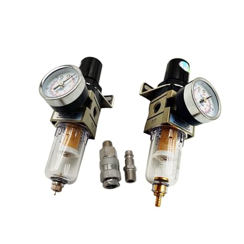 Régulateur de pression d'air AW2000-02 avec filtre séparateur huile-eau 1/4 pour compresseur - 3