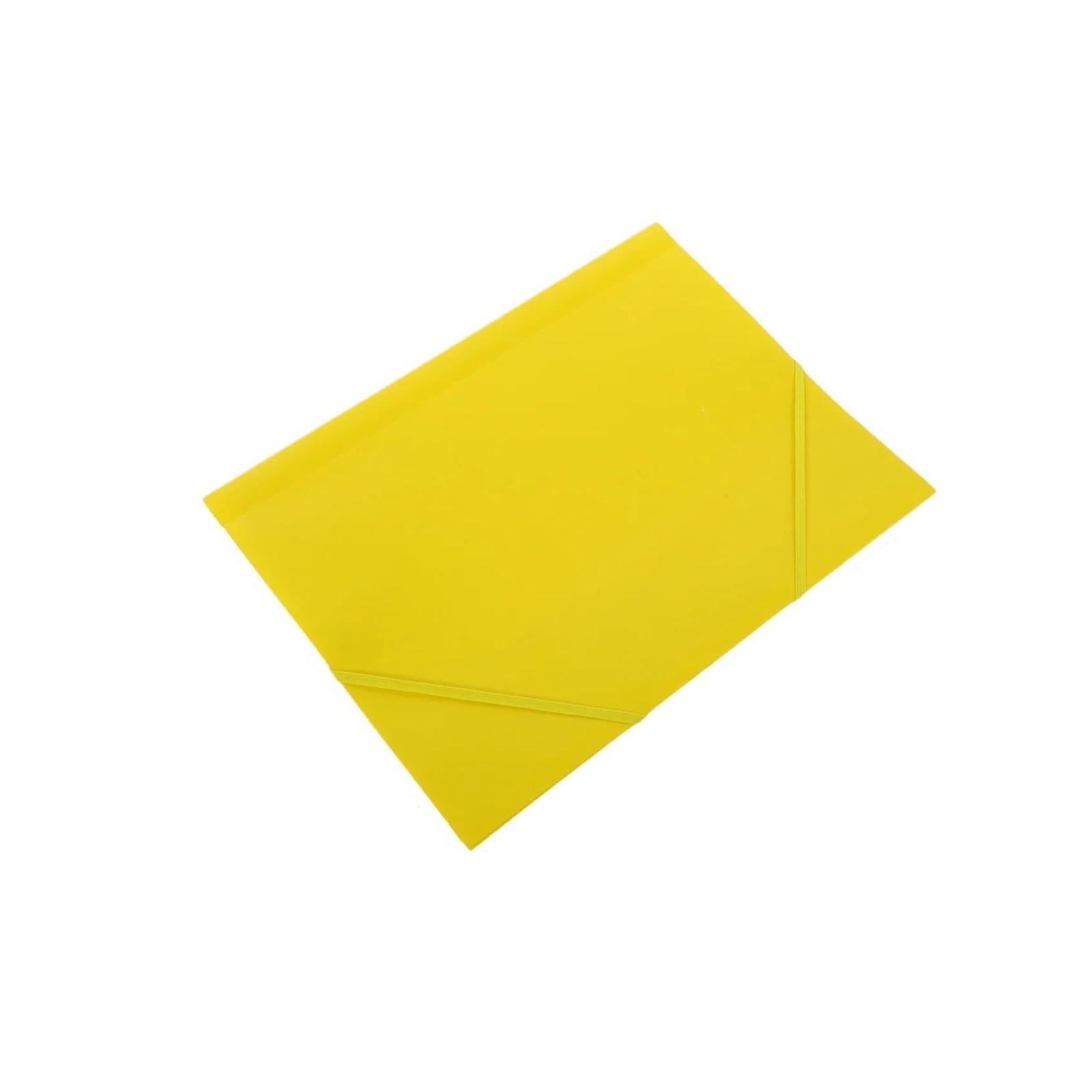 Organizer per documenti con elastico Cartella A4 da 10 pezzi con chiusura elastica gialla | Organizzatore di archiviazione cartacea Portadocumenti for ufficio scolastico, for ricevute, for riporre esami(Yellow)