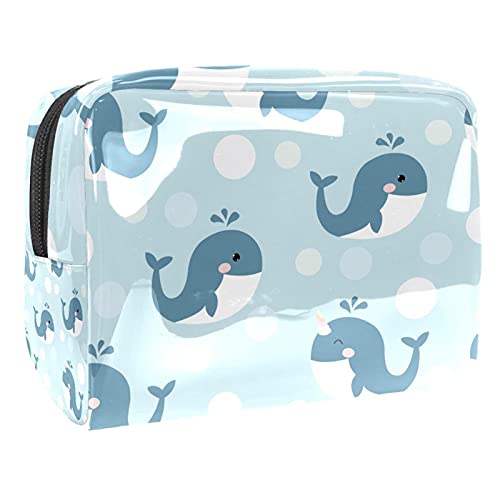 Trousse de maquillage dauphins multicolore : le cadeau idéal pour femme et fille