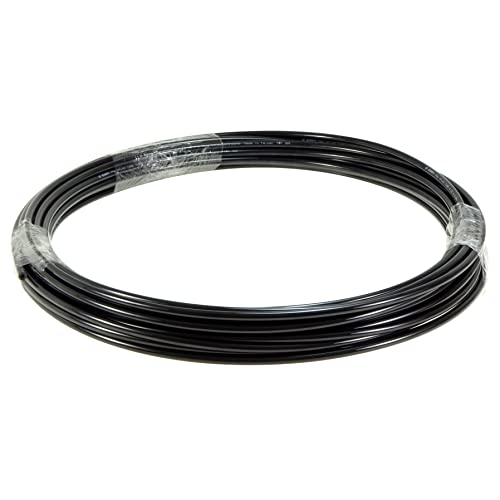 HydroMist F10-07-050 3/8 High Pressure Nylon Tubing (1000 PSI) 50 Ft, Black