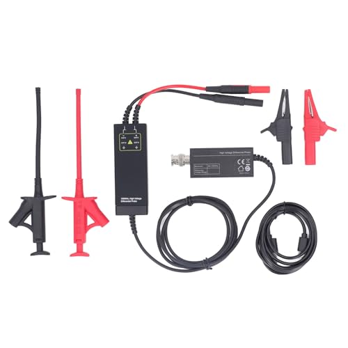 Gearwell オシロスコーププローブ、差動電圧プローブ、100MHz高電圧オシロスコーププローブ3000V最大ユニバーサルBNCインターフェース