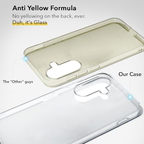 Image of Jkobi Lifetime Anti-Yellow Clear Back Cover Case for Samsung Galaxy A57 5G (Sleek Hard Crystal | Shockproof and Camera Protection)