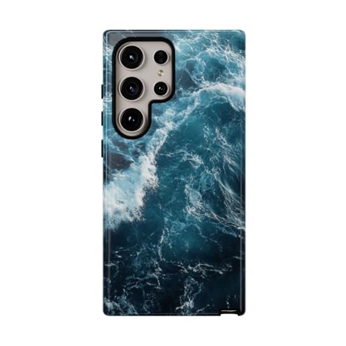 Coque Ocean Waves Samsung Galaxy S24 Ultra antichoc brillante