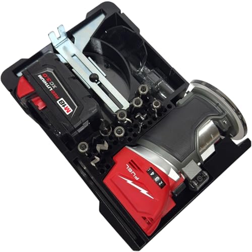 Image of M18 Fuel Compact Router Packout Organizer with Tool, Battery and Bit Storage for Packout Compact Tool Box, Battery and Accessory Storage, Insert Only 2732-20 - Fits Packout 48-22-8435