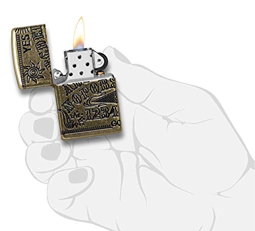 Encendedor Zippo Armor Deep Carve Brass miniatura 5