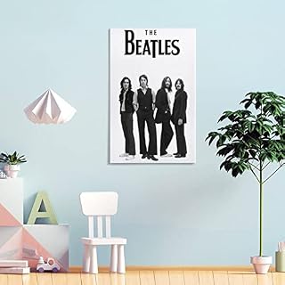 Poster de groupe de rock britannique The Beatles – Décoration murale rétro – Décoration murale pour la maison et la… - Les Beatles, Paul McCartney, John Lennon, RIngo Starr, George Harrison Poster de groupe de rock britannique The Beatles - Décoration murale rétro - Décoration murale pour la maison et la… – Image 4