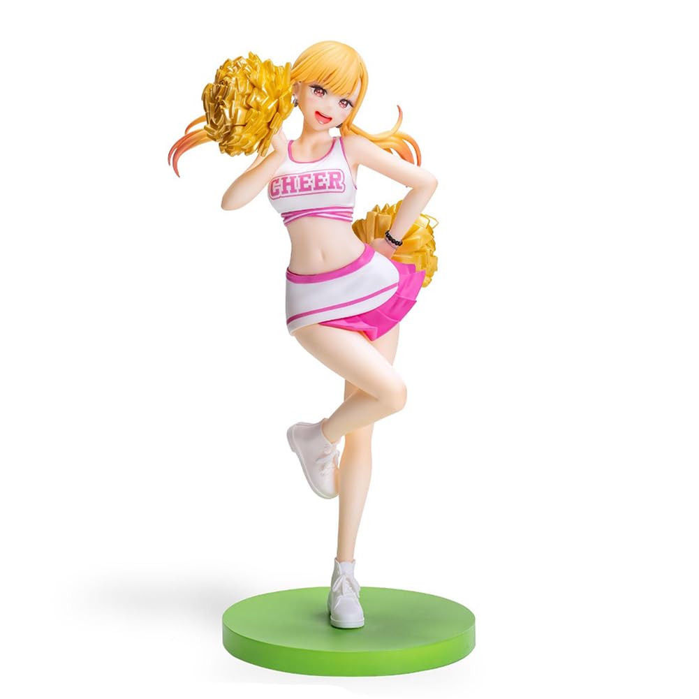 Tongyundacheng Kitagawa Marin Collectible Figure | Cheer Squad Ver | 18cm PVC Anime Girl Statue | Action Figure Decoration for Desktop
