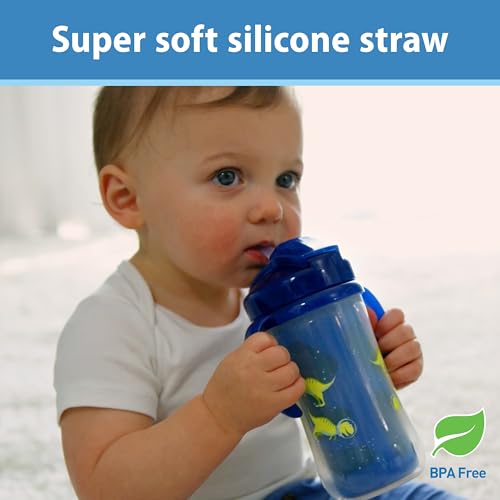 Dr. Brown's Milestones Insulated Sippy Cup, Blue, 2-Pack - image 7