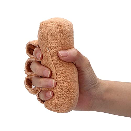 Fingers Separation Pad Fingers Separation Pad Anti-Bedsore Elder Bedridden Separation Rehabilitation Stroke Hemiplegic Patient Hand Care (Brown)