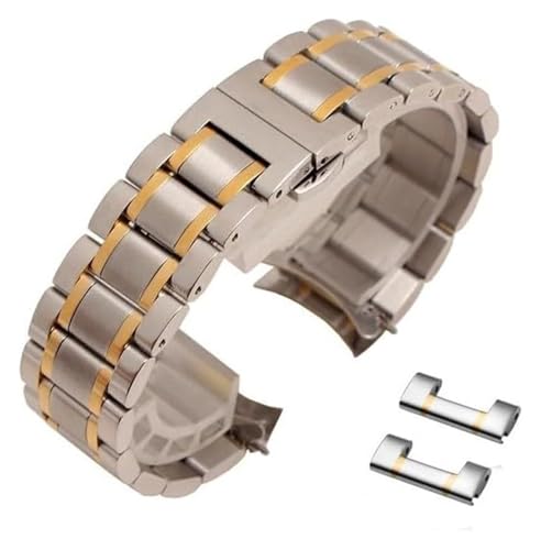 Bracelet de montre en métal robuste avec raccord incurvé pour sublimer vos montres