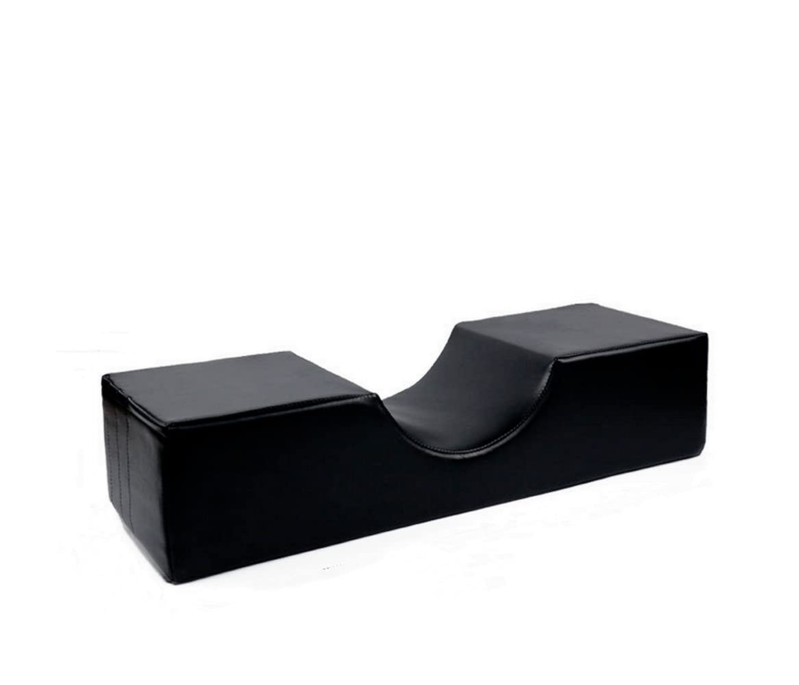 ausuky Eyelash Extension Special Pillow Grafted Salon Lash U Shaped Pillow Shelf Pads (Black Leather)