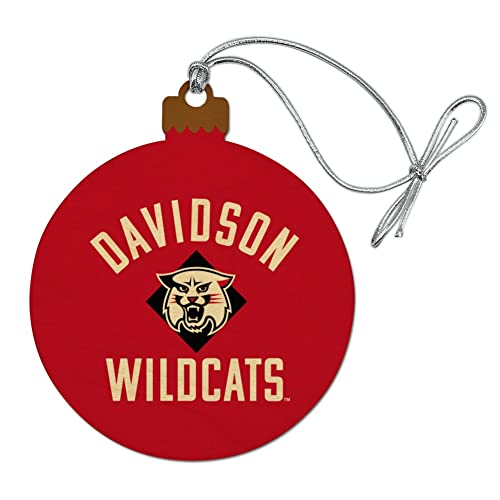 GRAPHICS & MORE Davidson College Wildcats Wood Christmas Tree Holiday Ornament
