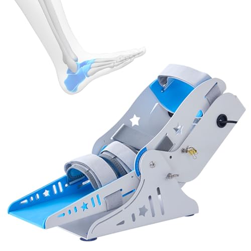 Entrenador eléctrico de tobillo para rehabilitación de pies, dorsiflexión y entrenamiento bidireccional con control remoto, regulación de 3 velocidades