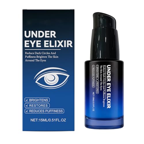 Mens Under Eye Nourishing Elixir 15ml/0.51 FL.OZ - Hydrating Formula with Pump Dispenser (Pack of 1)