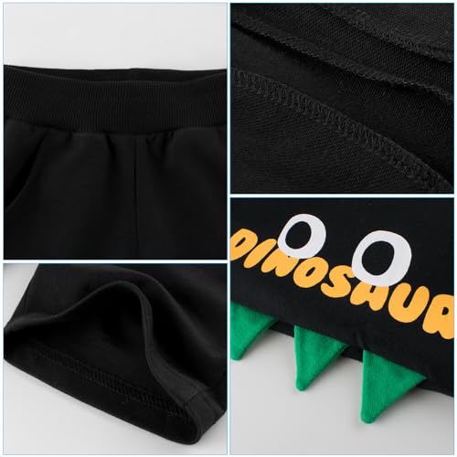 Boys 3-Pack Summer Set Surfing Short Sleeve Crewneck T Shirts Top Tee 2-7 Years Toddler Boys Value Pack T-Shirt4